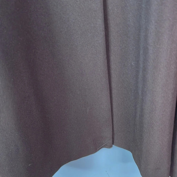 UTEX Hooded Trench Coat Brown Raglan Sleeves Pockets Padded Shoulders Classic 12 - Picture 10 of 14